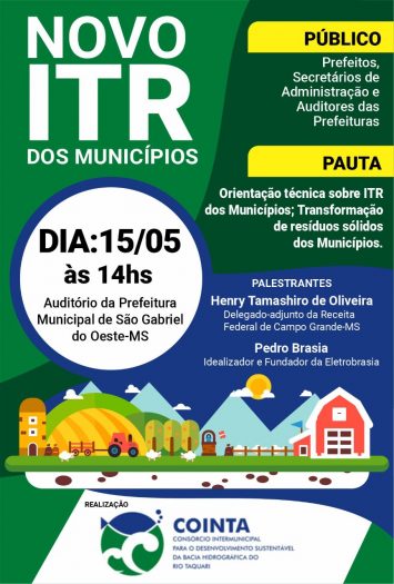 COINTA realiza reunião para orientar os municípios consorciados sobre o ITR e os Resíduos Sólidos Municipal