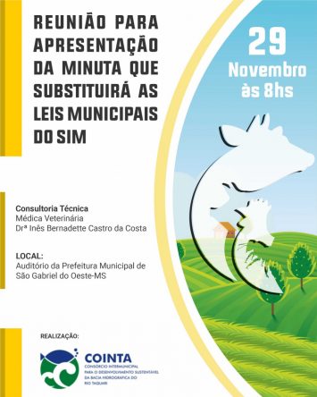 Convite para Reunião sobre os Sistemas de Inspeção Municipal