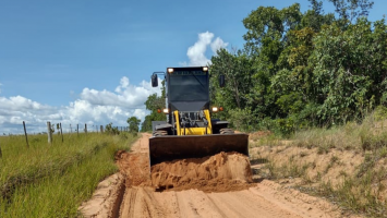 Cointa inicia o ano com obras de recuperação nas vias de Coxim e Rio Verde